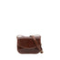 Borsa a tracolla da donna 100% pelle 5515-Marrone I Fratelli