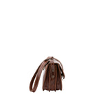 Borsa a tracolla da donna 100% pelle 5515-Marrone I Fratelli