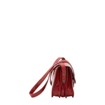 Borsa a tracolla da donna 100% pelle 5515-Rosso I Fratelli