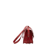 Borsa a tracolla da donna 100% pelle 5515-Rosso I Fratelli