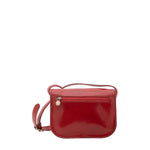 Borsa a tracolla da donna 100% pelle 5515-Rosso I Fratelli