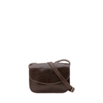Borsa a tracolla da donna 100% pelle 5515-Tmoro I Fratelli