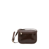 Borsa a tracolla da donna 100% pelle 5515-Tmoro I Fratelli