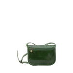 Borsa a tracolla da donna 100% pelle 5515-Verde I Fratelli