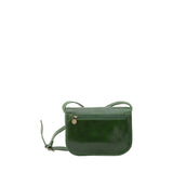 Borsa a tracolla da donna 100% pelle 5515-Verde I Fratelli