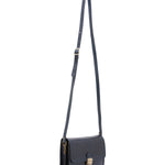 Borsa a tracolla da donna Vera pelle 5516-Blu I Fratelli