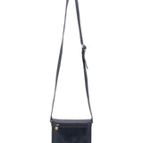 Borsa a tracolla da donna Vera pelle 5516-Blu I Fratelli