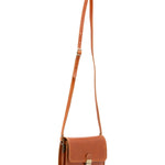 Borsa a tracolla da donna Vera pelle 5516-Cognac I Fratelli
