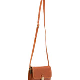 Borsa a tracolla da donna Vera pelle 5516-Cognac I Fratelli
