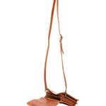 Borsa a tracolla da donna Vera pelle 5516-Cognac I Fratelli