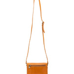 Borsa a tracolla da donna Vera pelle 5516-Giallo I Fratelli
