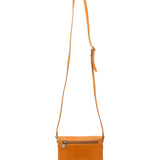 Borsa a tracolla da donna Vera pelle 5516-Giallo I Fratelli