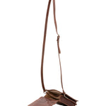 Borsa a tracolla da donna Vera pelle 5516-Marrone I Fratelli
