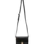 Borsa a tracolla da donna Vera pelle 5516-Nero I Fratelli