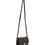 Borsa a tracolla da donna Vera pelle 5516-Nero I Fratelli
