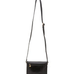 Borsa a tracolla da donna Vera pelle 5516-Nero I Fratelli