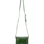 Borsa a tracolla da donna Vera pelle 5516-Verde I Fratelli