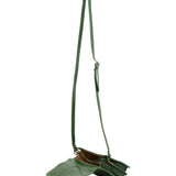 Borsa a tracolla da donna Vera pelle 5516-Verde I Fratelli