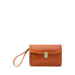 Borsa a mano da uomo in vera pelle 100% pelle 5517-Cognac I Fratelli