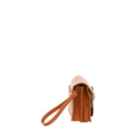 Borsa a mano da uomo in vera pelle 100% pelle 5517-Cognac I Fratelli