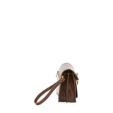 Borsa a mano da uomo in vera pelle 100% pelle 5517-Marrone I Fratelli