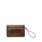 Borsa a mano da uomo in vera pelle 100% pelle 5517-Marrone I Fratelli