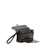 Borsa a mano da uomo in vera pelle 100% pelle 5517-Nero I Fratelli