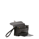 Borsa a mano da uomo in vera pelle 100% pelle 5517-Nero I Fratelli
