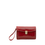 Borsa a mano da uomo in vera pelle 100% pelle 5517-Rosso I Fratelli