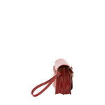 Borsa a mano da uomo in vera pelle 100% pelle 5517-Rosso I Fratelli