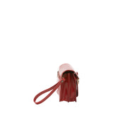 Borsa a mano da uomo in vera pelle 100% pelle 5517-Rosso I Fratelli