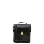 Borsa a tracolla uomo in vera pelle Made in Italy 5518-Nero I Fratelli