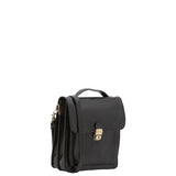 Borsa a tracolla uomo in vera pelle Made in Italy 5518-Nero I Fratelli