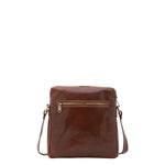 Borsa a tracolla uomo in vera pelle Made in Italy 5519-Marrone I Fratelli