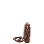 Borsa a tracolla uomo in vera pelle Made in Italy 5519-Marrone I Fratelli