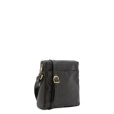 Borsa a tracolla uomo in vera pelle Made in Italy 5519-Nero I Fratelli