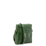 Borsa a tracolla uomo in vera pelle Made in Italy 5519-Verde I Fratelli