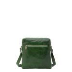 Borsa a tracolla uomo in vera pelle Made in Italy 5519-Verde I Fratelli