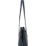 Borsa a spalla da donna Vera pelle 5520-Blu I Fratelli