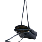 Borsa a spalla da donna Vera pelle 5520-Blu I Fratelli