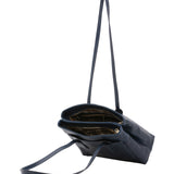 Borsa a spalla da donna Vera pelle 5520-Blu I Fratelli