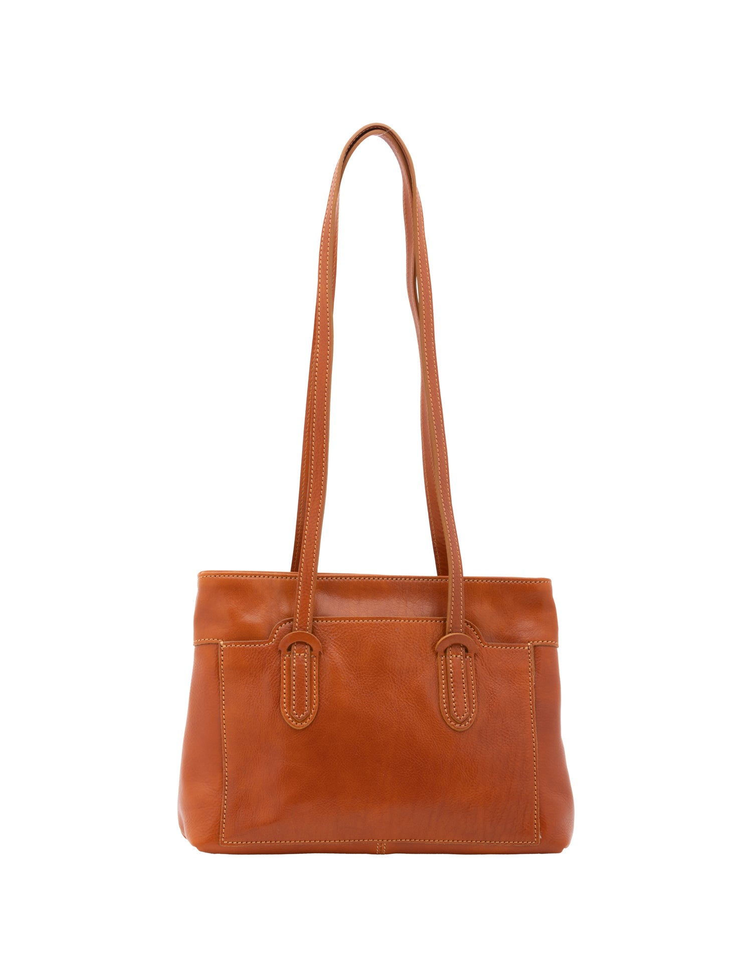 Borsa a spalla da donna Vera pelle 5520-Cognac I Fratelli