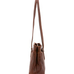 Borsa a spalla da donna Vera pelle 5520-Marrone I Fratelli