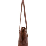Borsa a spalla da donna Vera pelle 5520-Marrone I Fratelli