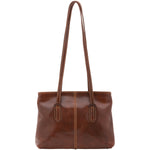 Borsa a spalla da donna Vera pelle 5520-Marrone I Fratelli