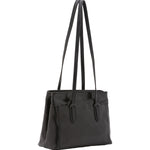 Borsa a spalla da donna Vera pelle 5520-Nero I Fratelli