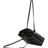 Borsa a spalla da donna Vera pelle 5520-Nero I Fratelli