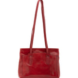 Borsa a spalla da donna Vera pelle 5520-Rosso I Fratelli