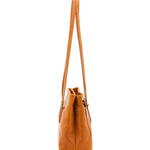 Borsa a spalla da donna Vera pelle 5520-Senape I Fratelli