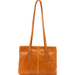 Borsa a spalla da donna Vera pelle 5520-Senape I Fratelli